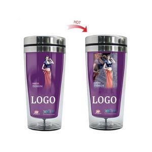 15 Oz. Heat Color Changing Insulated Tumbler
