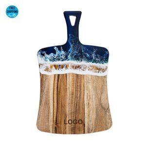 Acacia Wood Resin Cheese Board - OCEAN