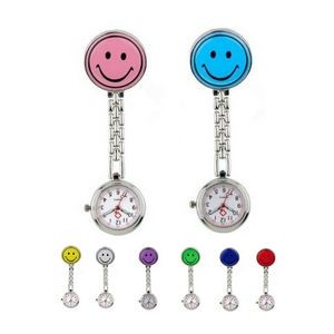 Stainless Steel Smile Face Nurse Watch