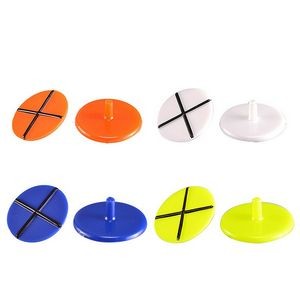 Plastic Round Golf Ball Markers