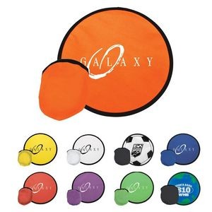 Collapsible Nylon Flying Disc with Pouch