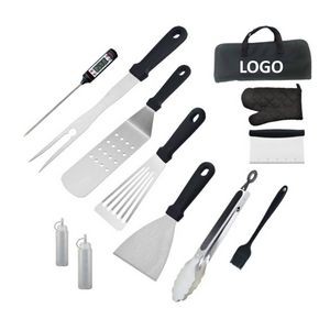 Stainless Steel BBQ Tools Set 12pc
