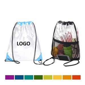 PVC Clear Drawstring Backpack