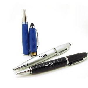 3 in 1 Metal Ball Pen Stylus and USB Flash Drive