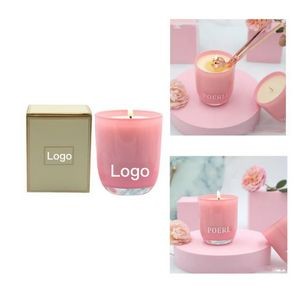 Vintage Light Pink Scented Soybean Wax Candle