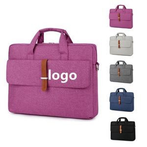 Business Laptop Sleeve Messenger Briefcase With Shoulder Strap
