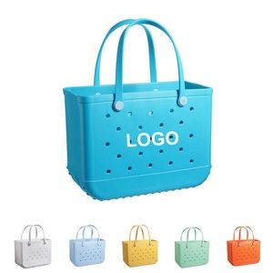 Washable Rubber Beach Tote (direct import)