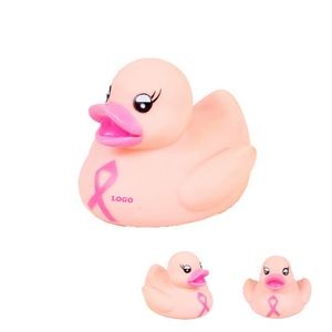 Pink Ribbon Rubber Duck (direct import)