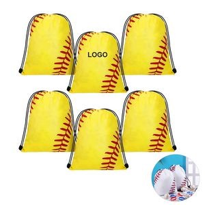 Softball Drawstring Bag (direct import)