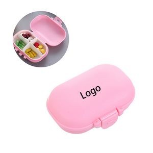 4 Compartments Portable Pill Box