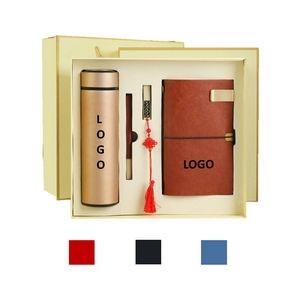 Chinese Style Business Set Tumbler Notebook Pen Usb Drive