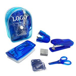 Portable Mini Stationery Kit Backpack
