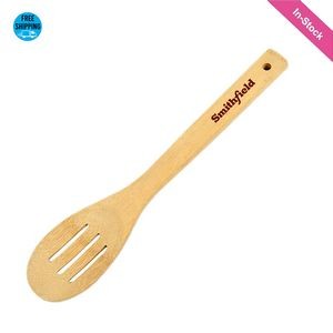 Bamboo Slotted Spoon 12" - OCEAN