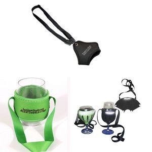 Reflective Cup Holder w/Strap