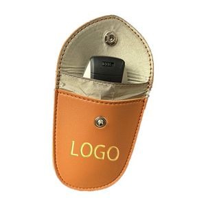 Leather RFID Shield Pouch Bag