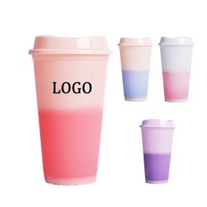 16oz. Color Changing Stadium Cup With Lid
