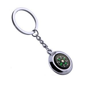 2 in 1 Metal Key Chain and Compass