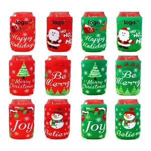 Christmas Neoprene Can Cover (direct import)
