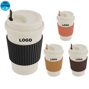 Portable Wheat Straw Coffee Cup-Ocean