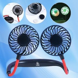 Dual-Breeze Hands-Free Neck Fan with Fragrance