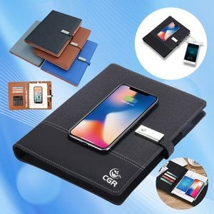 Business Portfolio with Wireless Charger