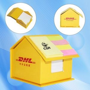 Inventive House-Shaped Sticky Note Dispenser