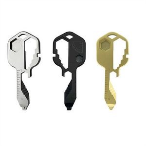 16-in-1 Multi Tool Key Keychain with Compact Design for Everyday Carry