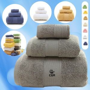 Luxe 3-Piece Cotton Towel Ensemble