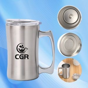 20oz Stainless Steel Insulated Beer Tumbler with Lid