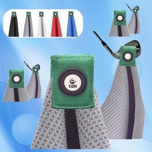 Golf Towel with Magnetic Fastening