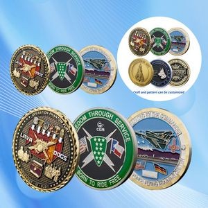 Double-Sided Custom Brass Challenge Coin