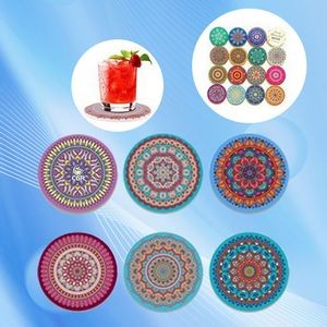 Absorbent Circular Coasters for Drinks