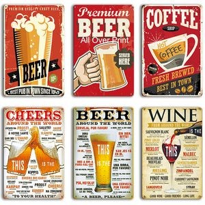 Retro Metal Tin Signs Poster for Wall Decor