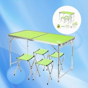 Portable Aluminum Table and Chairs Combo
