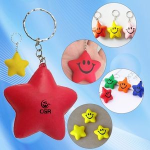 Dual-Function Star Keychain Stress Buster