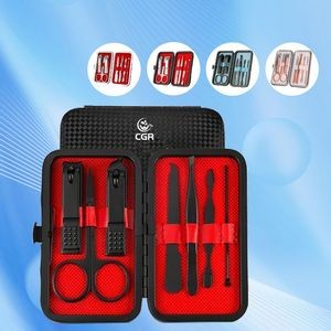 7-Piece Nail Clipper Set in Faux Leather Case