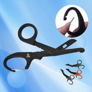 7.5" Medical Stainless Steel Scissors with Carabiner