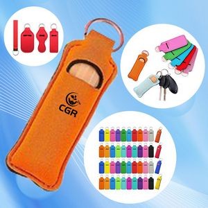 Imported Flexible Polymer Keychain for Lip Balm
