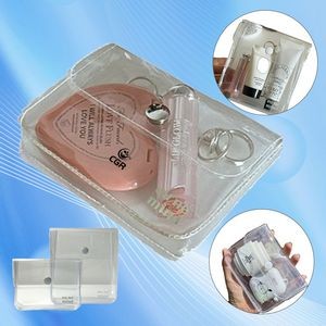 Clear Earphone and Cosmetic Organizer