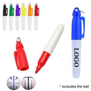 Golf Ball Marker Pen with Line Drawing Feature