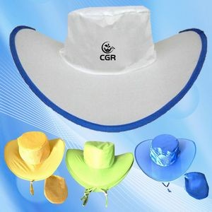 Packable Cowboy Hat in Nylon Pouch
