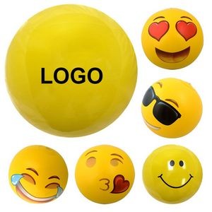 Inflatable Smiley Party Inflatable Beach Ball Yellow Colourful Pool Ball Toys