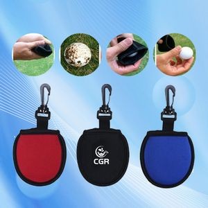 Golf Ball Pocket Cleaner with Clip for Convenient Cleaning of Golf Balls