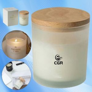 Textured Soybean Wax Candle with Subtle Scrub