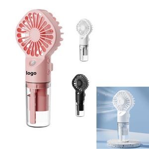 Portable Misting Fan with Carabiner Keychain