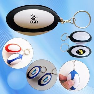 Football Keychain with Stress-Relief Feature
