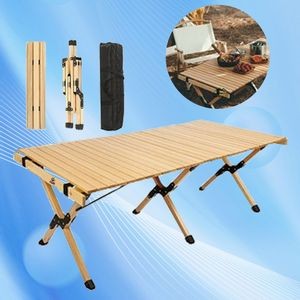 Foldable Wood Camping Table