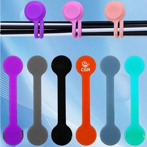 Silicone Magnetic Cable Ties & Clips Organizer