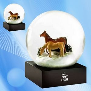 Bespoke Horse-Themed Snow Globe