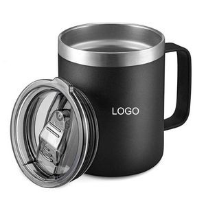 12oz Stainless Steel Insulated Coffee Mug with Handle